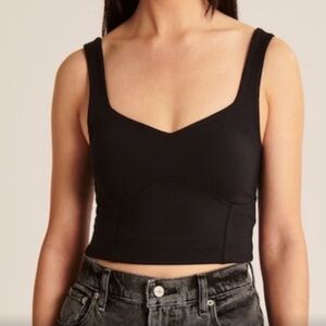 ABERCROMBIE & FITCH Sweetheart Corset Tank Top
